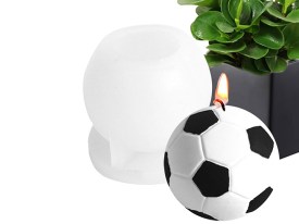 Molde silicona pelota futbol